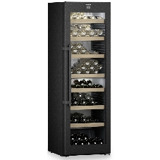 Винный шкаф Liebherr WPbsi 5252-21 001 черный, 436 л, 2 отсека, 155 бут., класс A