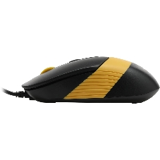 Комплект клавиатура+мышь A4Tech FStyler F1110 проводной, USB, 2000 DPI, чёрный/жёлтый