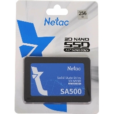 Накопитель SSD Netac SA500, 256Gb, SATA III, 2.5