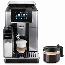 Кофемашина DeLonghi ECAM 610.75.MB металлик/черный, исп. кофе - зерновой/молотый, 2.2 л, 1450 Вт, 19 Бар
