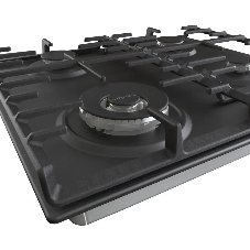 Газовая варочная панель Gorenje GW642SYB, 4 конфорки, эмалированная сталь, черный