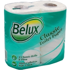 Туалетная бумага АРТПЛАСТ (СГТ07989) 2 сл х 4 рул - BELUX CLASSIC - Россия