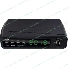 Приставка для цифрового ТВ Perfeo STREAM черный, DVB-T2, DVB-T, DVB-C, HDMI, USB 2.0 х2