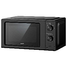Микроволновая печь BBK 20MWS-730M/B черный, 20 л, 700 Вт, переключатели — поворотный механизм