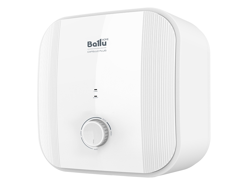 Водонагреватель Ballu BWH/S 10 Capsule Plus U белый (2 кВт, 10 л электрический настенный) (НС-1338776)