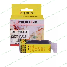 Картридж струйный Colouring CG-PGI-520BK черный с чипом водный (19 мл) для Canon Ip3600/IP4600/MP540/MP550/MP620/MP630/MP980