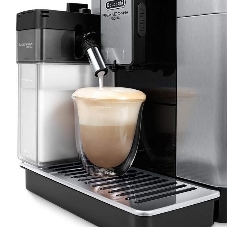 Кофемашина DeLonghi ECAM 610.75.MB металлик/черный, исп. кофе - зерновой/молотый, 2.2 л, 1450 Вт, 19 Бар