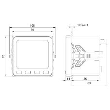 Устройство измерительное многофункциональное DKC MMD9-C, ЖК-дисплей, RS-485, Modbus