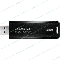 Внешний SSD ADATA SC610, 2TB, USB 3.2 Gen 2 Type-A, R/W 550/500, черный