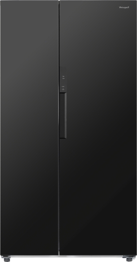 Холодильник Weissgauff WSBS 550 Built-in NoFrost Inverter черный двухкамерный 325/190л морозилка сбоку, No Frost, Side by Side