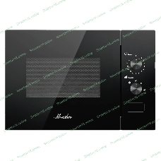 Встраиваемая микроволновая печь MONSHER MMH 1015 Noir, High-Tech, 15 л, мощность 600 Вт, 5 уровней мощности, размораживание, поворотное управление, черный