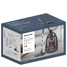 Пылесос EuroStek EVC-3512 коричневый, 500/2800 Вт, уборка сухая, пылесборник мешок 3,5 л