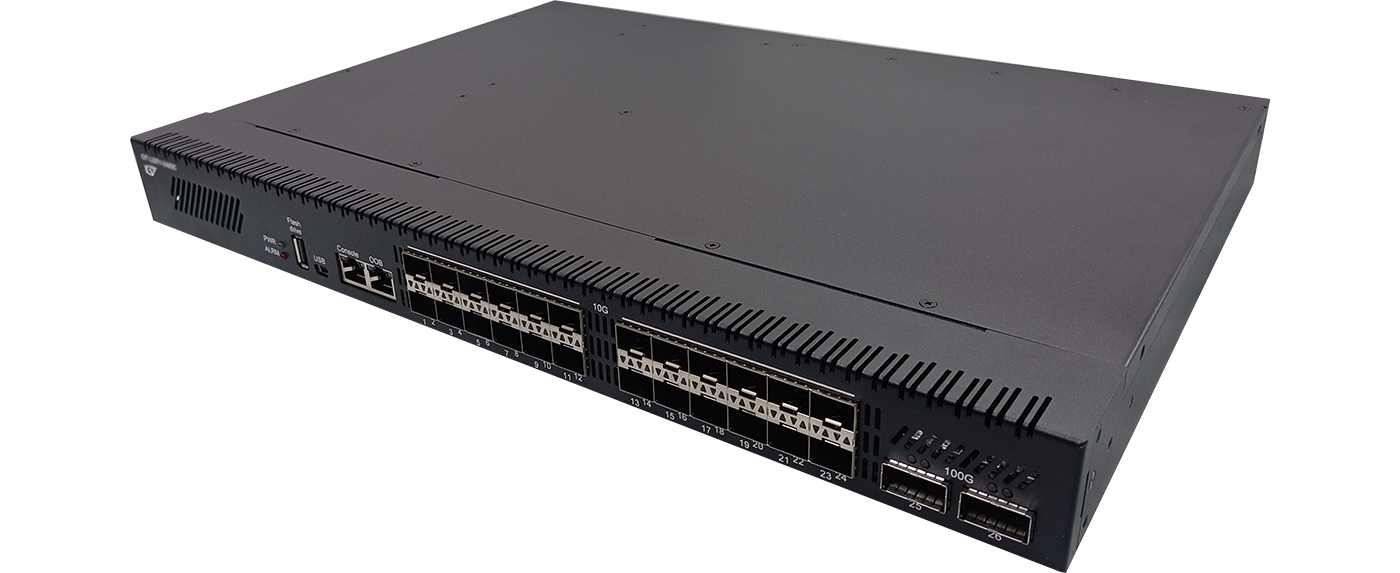 Коммутатор CIT L3200-24X2C, 24×10 Гбит/с Combo + 24×10 Гбит/с SFP+ + 2×100 Гбит/с QSFP28