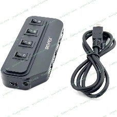 Разветвитель USB 2.0 BPH-1907 4порт. черный