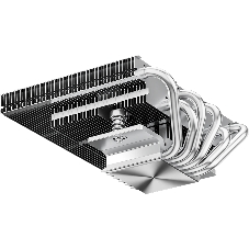 Кулер для процессора PCCooler RC600-67 (125W, 4-pin PWM, 67.5mm, Al, 4x6mm, 1x120мм, 62.5CFM, 32.5dBA, 2300RPM, S: 1851/1700/1200/115X, AM5/AM4, черный)