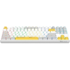 Клавиатура проводная A4Tech Bloody S87 Energy (S87 USB ENERGY WHITE) USB белый/желтый