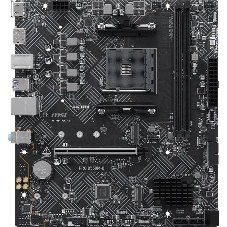 Материнская плата MSI PRO B550M-B, AM4, AMD B550, 2xDDR4 (до 64 ГБ), 4xSATA, 2xM.2 (PCIe 4.0/3.0), 1xPCIe 4.0 x16, 1xPCIe x1, 1xHDMI, 1xDP, 1x1Gb LAN, 4xUSB-A 5Gbps, 2xUSB-A 2.0, 1xPS/2, 3x3.5 мм, 7.1, чёрный, mATX