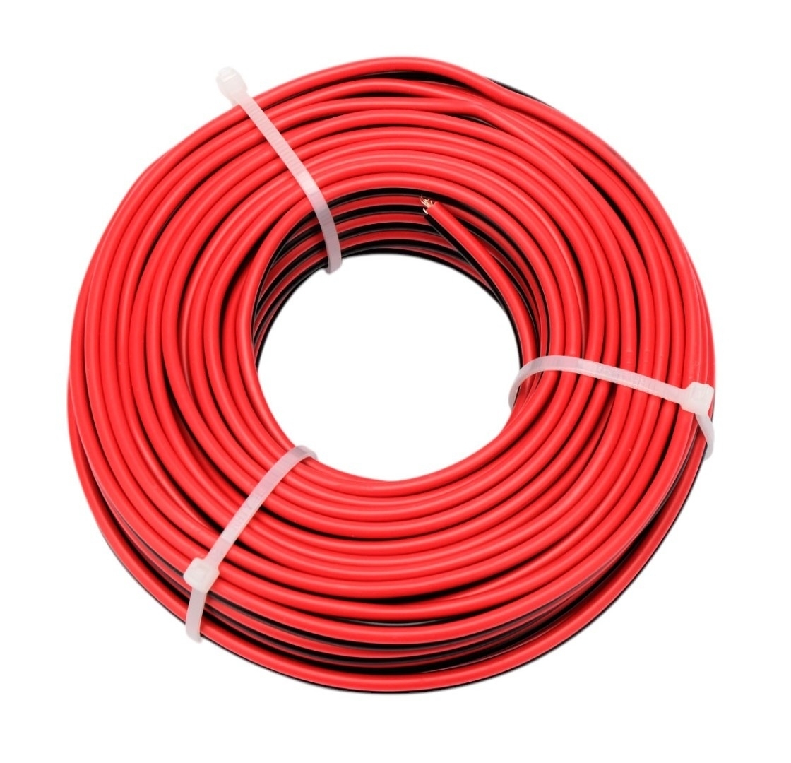 Акустический кабель Cablexpert CC-TC2Lx0.75-15M, 2x0.75мм2, 15м, черно-красный, пакет