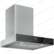 Вытяжка каминная Elikor Агат 60Н-1000-Е4Д серебристый/черный, 59 см, 1000 куб. м/ч, 59 дБ
