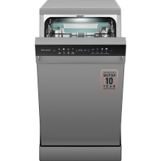 Посудомоечная машина Weissgauff DW 4539 Inverter Touch AutoOpen Inox, серебристый, 44.8 см, 10 компл., сушка конденсационная, 42 дБ, класс A+++