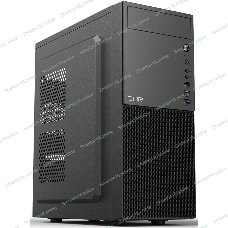 Компьютерный корпус CBR PCC-ATX-E188-WPSU ATX Miditower E188, без БП, 1*USB 3.0, 2*USB 2.0, HD Audio+Mic, черный