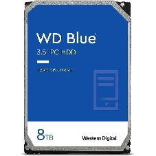 Жесткий диск WD SATA-III 8Tb WD80EAAZ Desktop Blue (5640rpm) 256Mb 3.5
