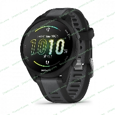 Смарт-часы Garmin Forerunner 165 черный, серый ремешок 43мм