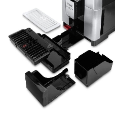 Кофемашина DeLonghi ECAM 610.75.MB металлик/черный, исп. кофе - зерновой/молотый, 2.2 л, 1450 Вт, 19 Бар