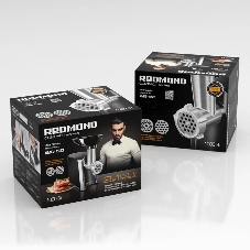 Мясорубка электрическая Redmond RMG-1223 1000 Вт, черный/серебристый