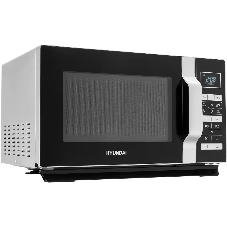 Микроволновая печь Hyundai HYM-D3044 черный/серебристый, 23 л, 900 Вт, переключатели - электронное