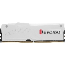 Оперативная память Kingston Fury Beast, DDR5, 32Gb (2x16Gb), 5600MHz, CL40, DIMM, с радиаторами, RGB, белый