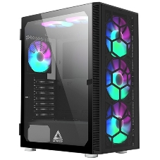 Компьютерный корпус Montech X3 GLASS, без БП, ATX 6x120мм 2xUSB 3.0 1xUSB3.1 audio bott PSU, черный
