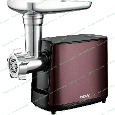 Мясорубка электрическая BBK MG1801 медь/черный, 1800 Вт, 2.0 кг/мин, реверс, защита от перегрузки, металлический лоток, насадки - 4