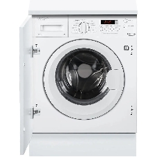 Встраиваемая стиральная машина HOMSair WMB1486WH белый, загрузка фронтальная 8 кг, 6 кг - сушка, 1400 об/мин, класс: A