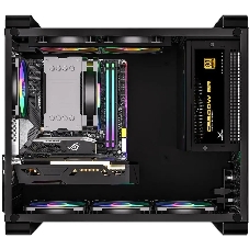 Компьютерный корпус Accord ACC-GCUB4 черный без БП mATX 1x92мм 1xUSB 3.0 1xUSB3.1 audio