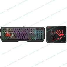 Комплект клавиатура+мышь A4Tech Bloody B1700 проводной, USB, 6000 DPI, чёрный
