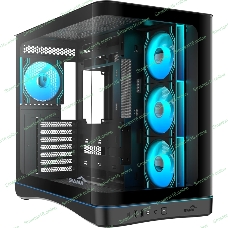 Корпус SAMA V62S, Midi-Tower, чёрный, 4 x 120 мм