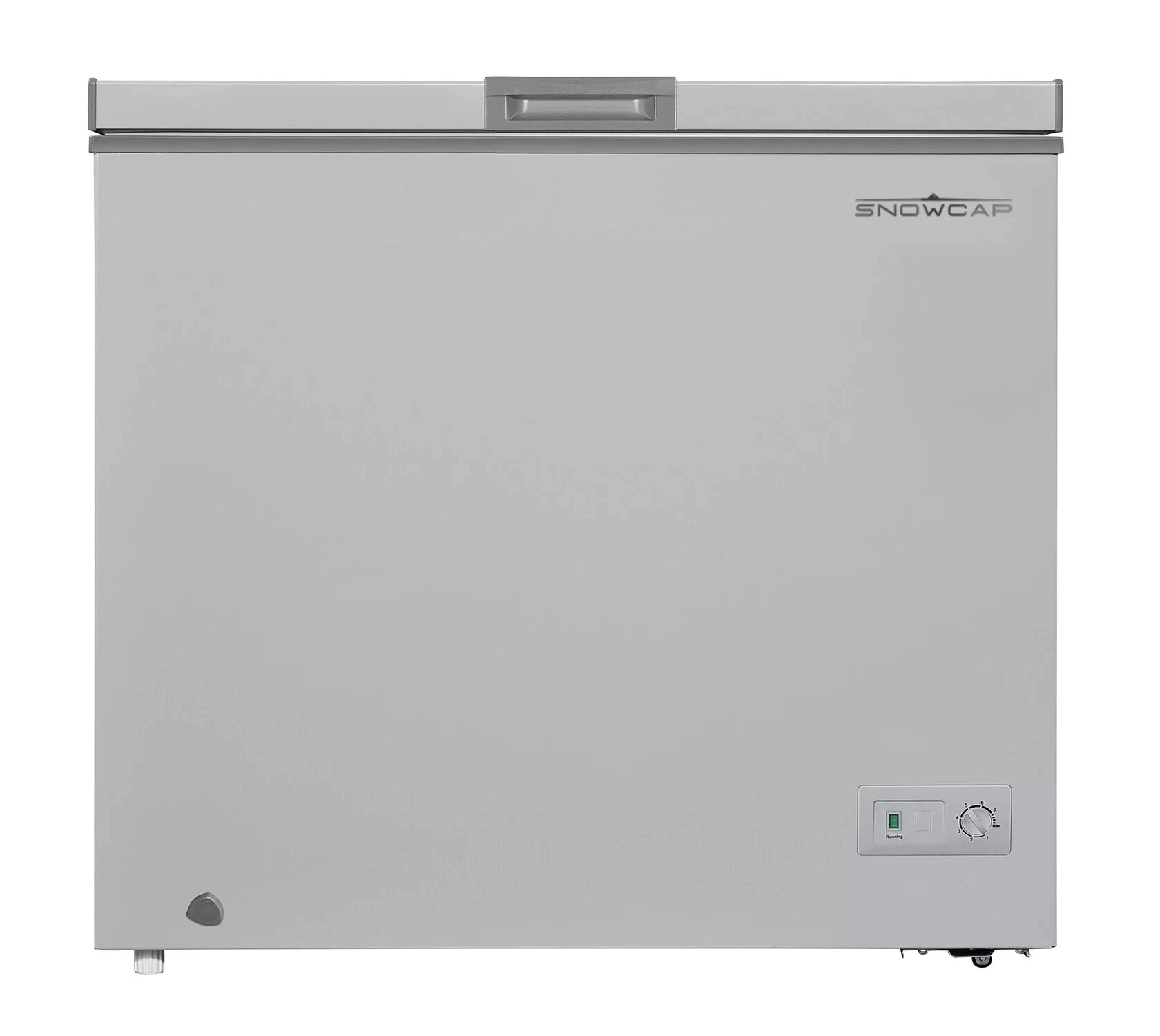 Морозильный ларь SNOWCAP CF-200 S серебристый глухая крышка, 200л