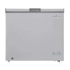 Морозильный ларь SNOWCAP CF-200 S серебристый глухая крышка, 200л