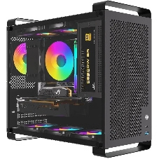 Компьютерный корпус Accord ACC-GCUB4 черный без БП mATX 1x92мм 1xUSB 3.0 1xUSB3.1 audio