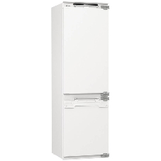 Встраиваемый холодильник Gorenje NRKI517142, полезный объем 243 л, электронное управление, цифровой дисплей, автоматическое размораживание No Frost, быстрое замораживание, интенсивное охлаждение, зона свежести с контролем влажности, слайдерное крепление, энергоэффективность А+