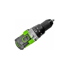 Дрель-шуруповерт GREENWORKS GD24DD140, 24 В, 4 Ач, 140 Нм, бесщеточный, ударный