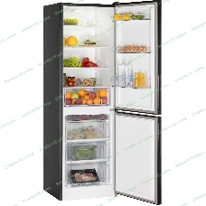 Холодильник Nordfrost NRG 162NF DTM темный титан двухкамерный 205/105л морозилка снизу, No Frost