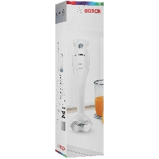 Блендер погружной Bosch MSM 6B150 белый, 300 Вт, 1 скорость, турбо