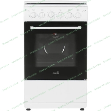 Плита газовая Cezaris ПГ 2150-10 белый, конфорок 4 шт, духовка 43 л, 51 см x 85 см x 55 см