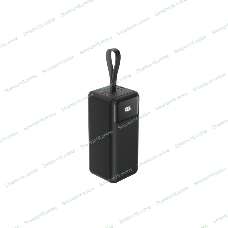 Портативный аккумулятор OLMIO M-50, 50000mAh, 22.5W, QuickCharge3.0/PowerDelivery, LCD, фонарик, черный