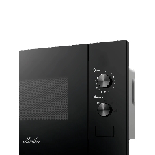 Встраиваемая микроволновая печь MONSHER MMH 1015 Noir, High-Tech, 15 л, мощность 600 Вт, 5 уровней мощности, размораживание, поворотное управление, черный