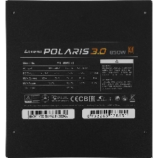 Блок питания Chieftec Polaris 3.0 PPS-850FC-A3, 850Вт, 80 PLUS Gold, 140мм, модульный, черный