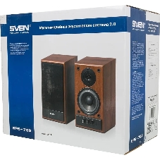 Акустическая система SVEN SPS-702 2.0 коричневый/орех 40Вт