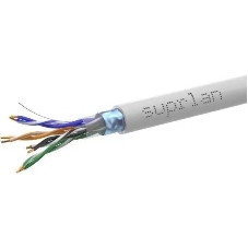 Кабель информационный Suprlan Median 01-1033-1, cat.5e FTP 4X2X24AWG PVC внутренний 305м, серый